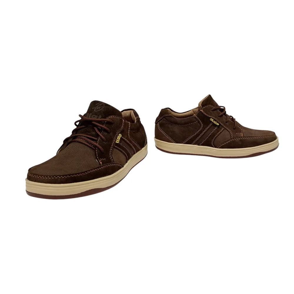 ZAPATO URBANO PARA NIÑO DE CUERO COMODO  Y RESISTENTE TTALO
