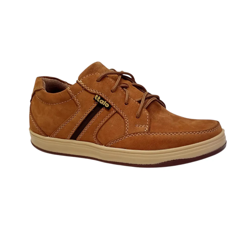 ZAPATO URBANO PARA NIÑO DE CUERO COMODO  Y RESISTENTE TTALO