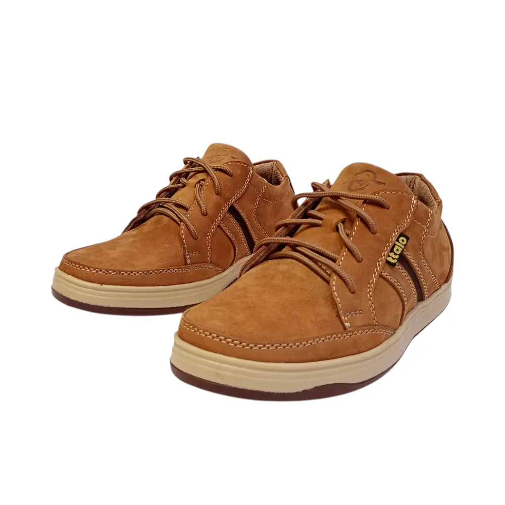 ZAPATO URBANO PARA NIÑO DE CUERO COMODO  Y RESISTENTE TTALO