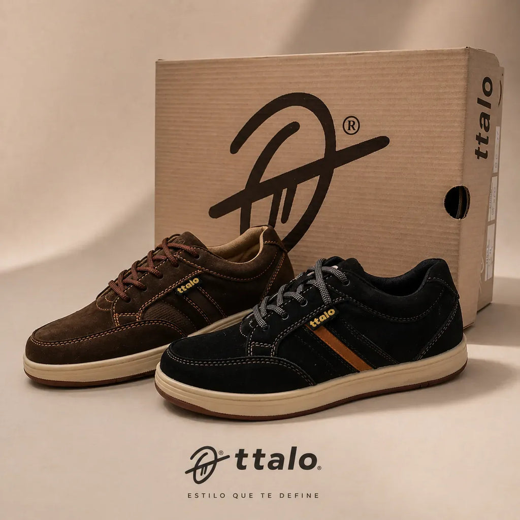 ZAPATO URBANO PARA NIÑO DE CUERO COMODO  Y RESISTENTE TTALO